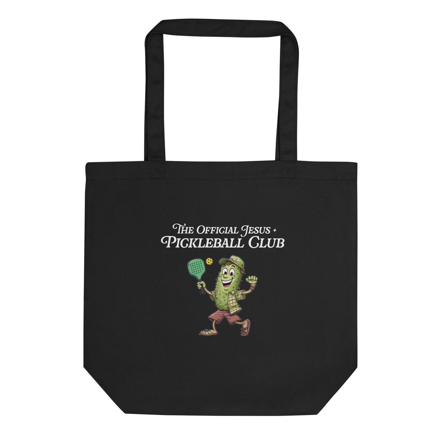 Jesus and Pickleball Tote Bag