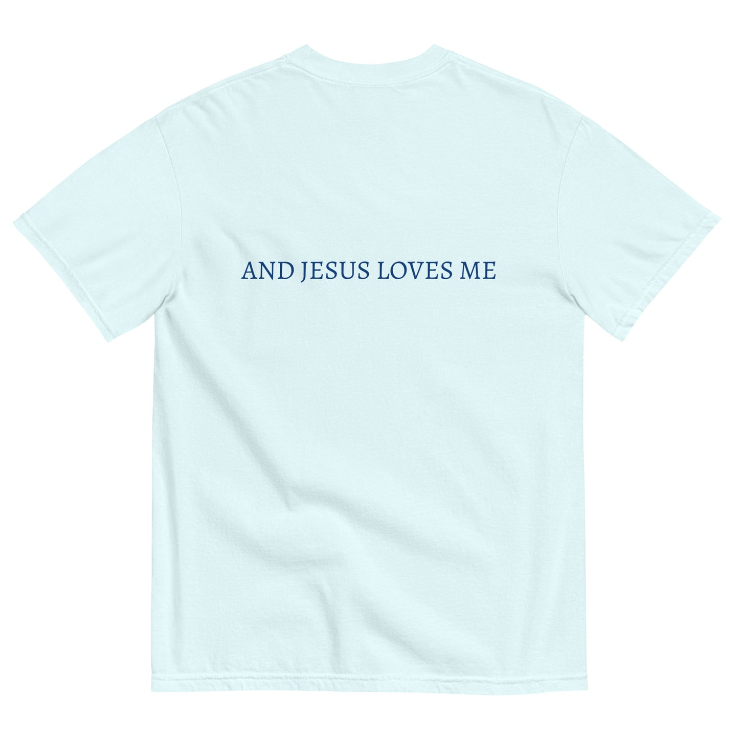 "Blue Letter" I Love Jesus T-Shirt