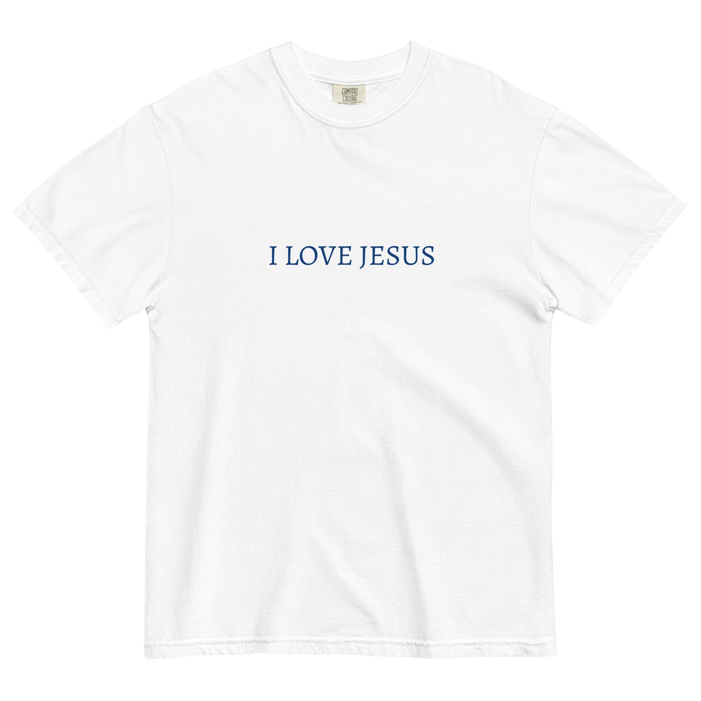 "Blue Letter" I Love Jesus T-Shirt